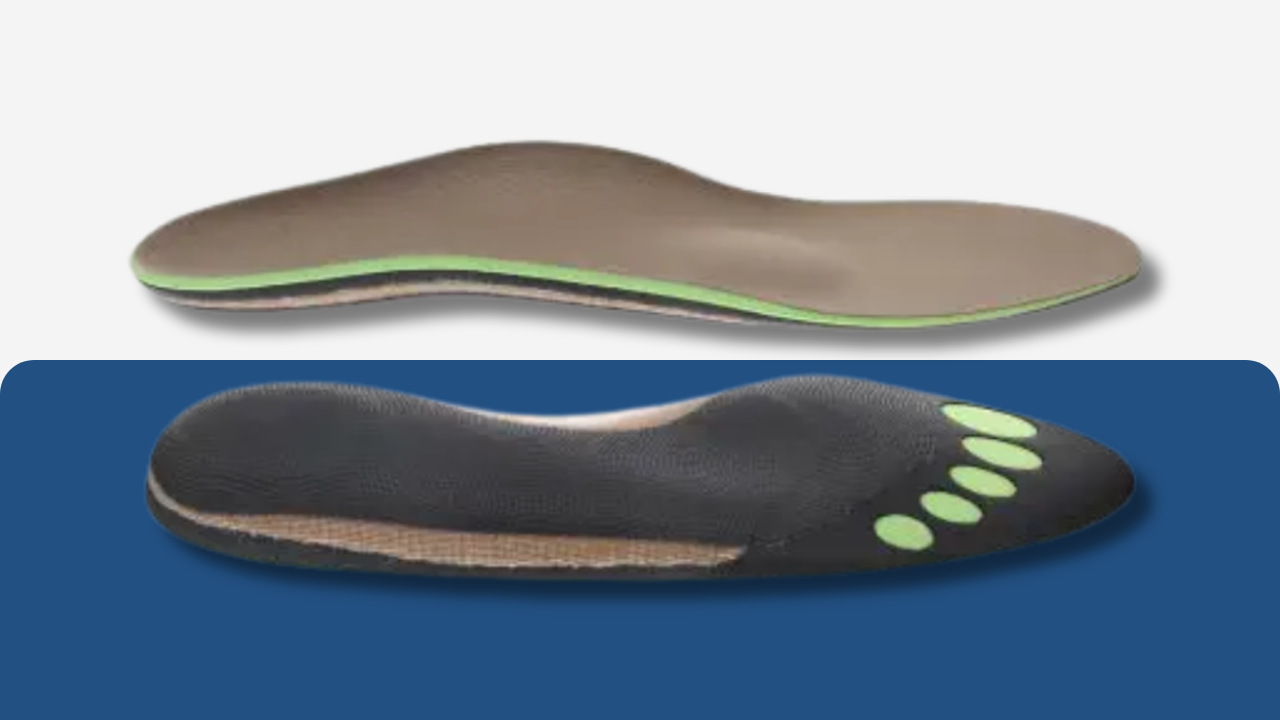 hiking green insole