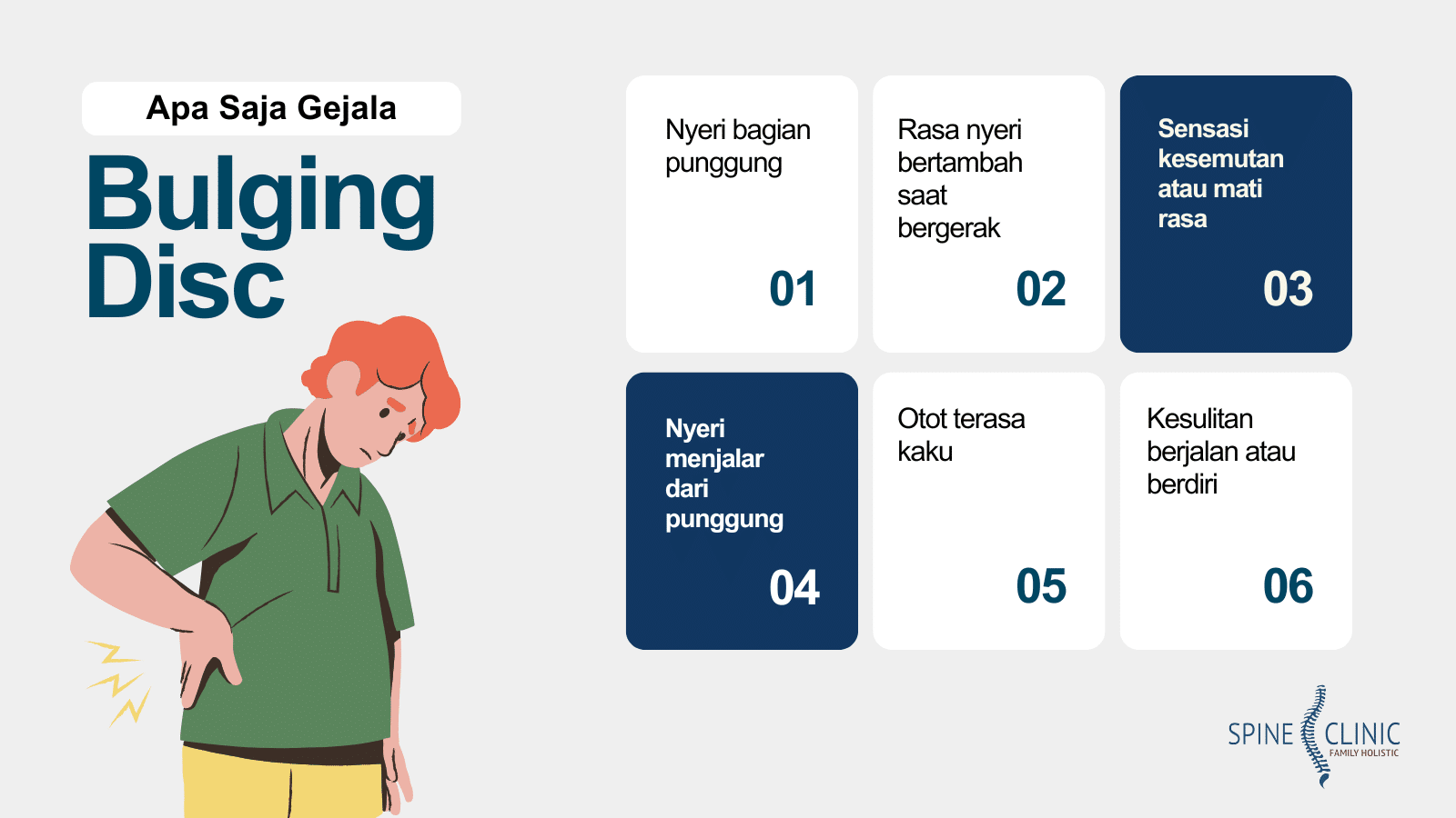 gejala bulging disc