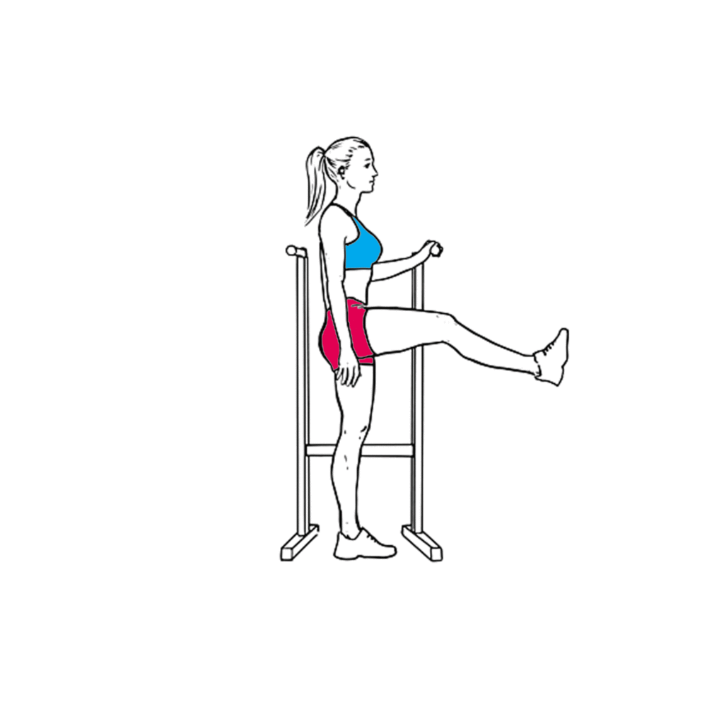 latihan Leg swings untuk dynamic stretching