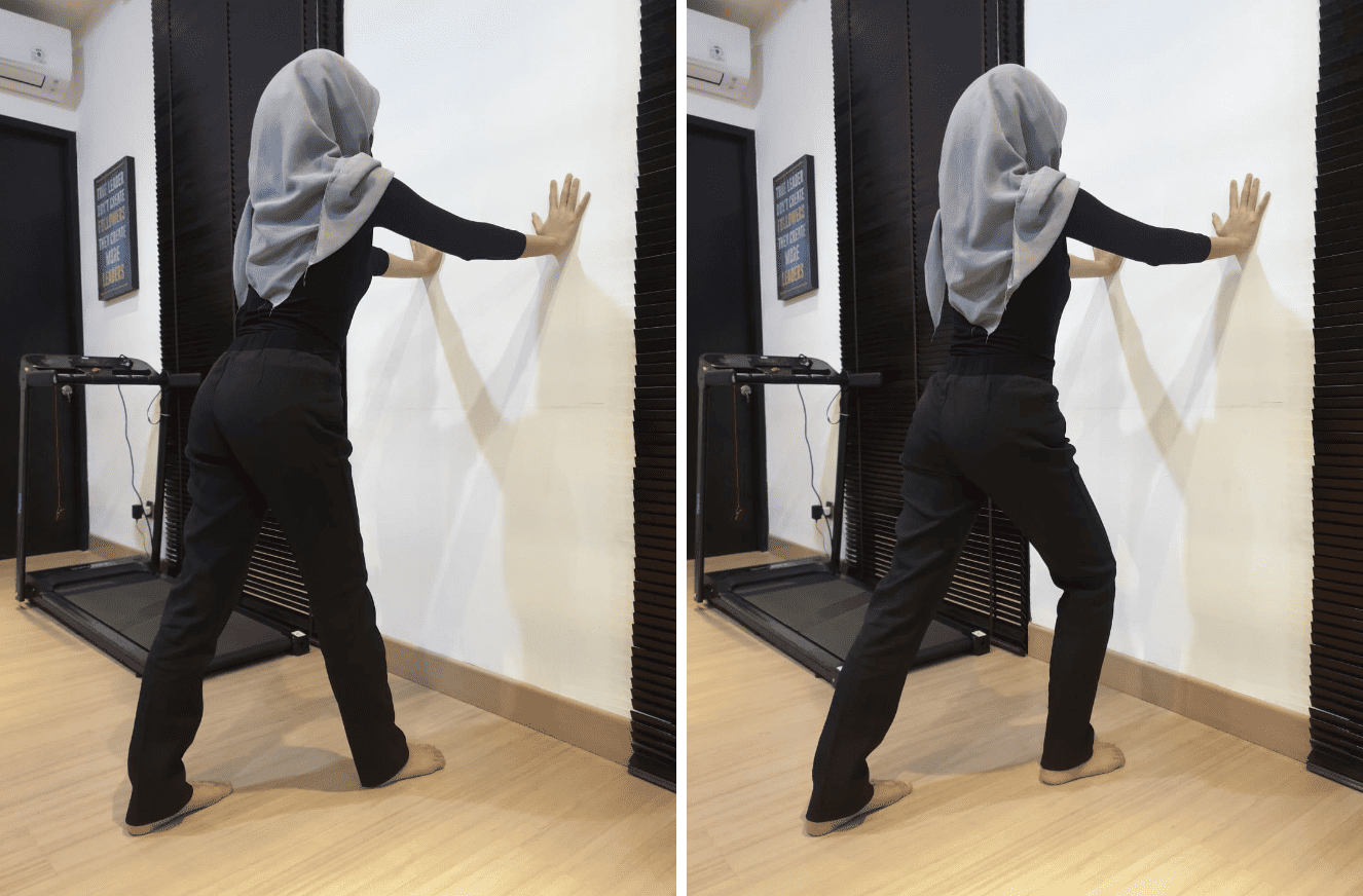 Standing Calf Stretch shin splints