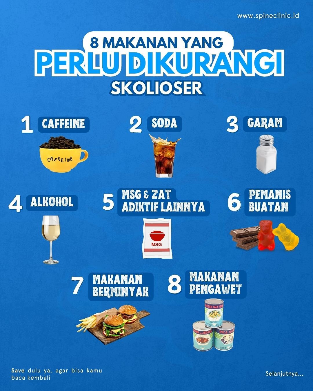 pantangan makanan untuk penderita skoliosis
