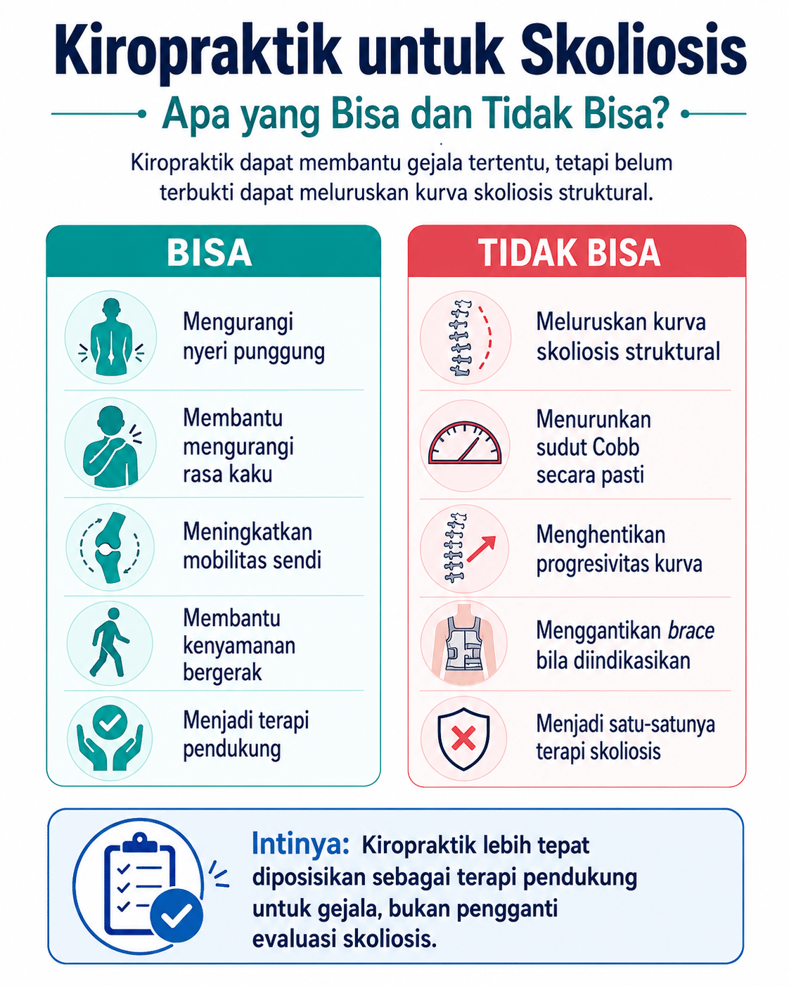 kiropraktik untuk skoliosis apakah bisa