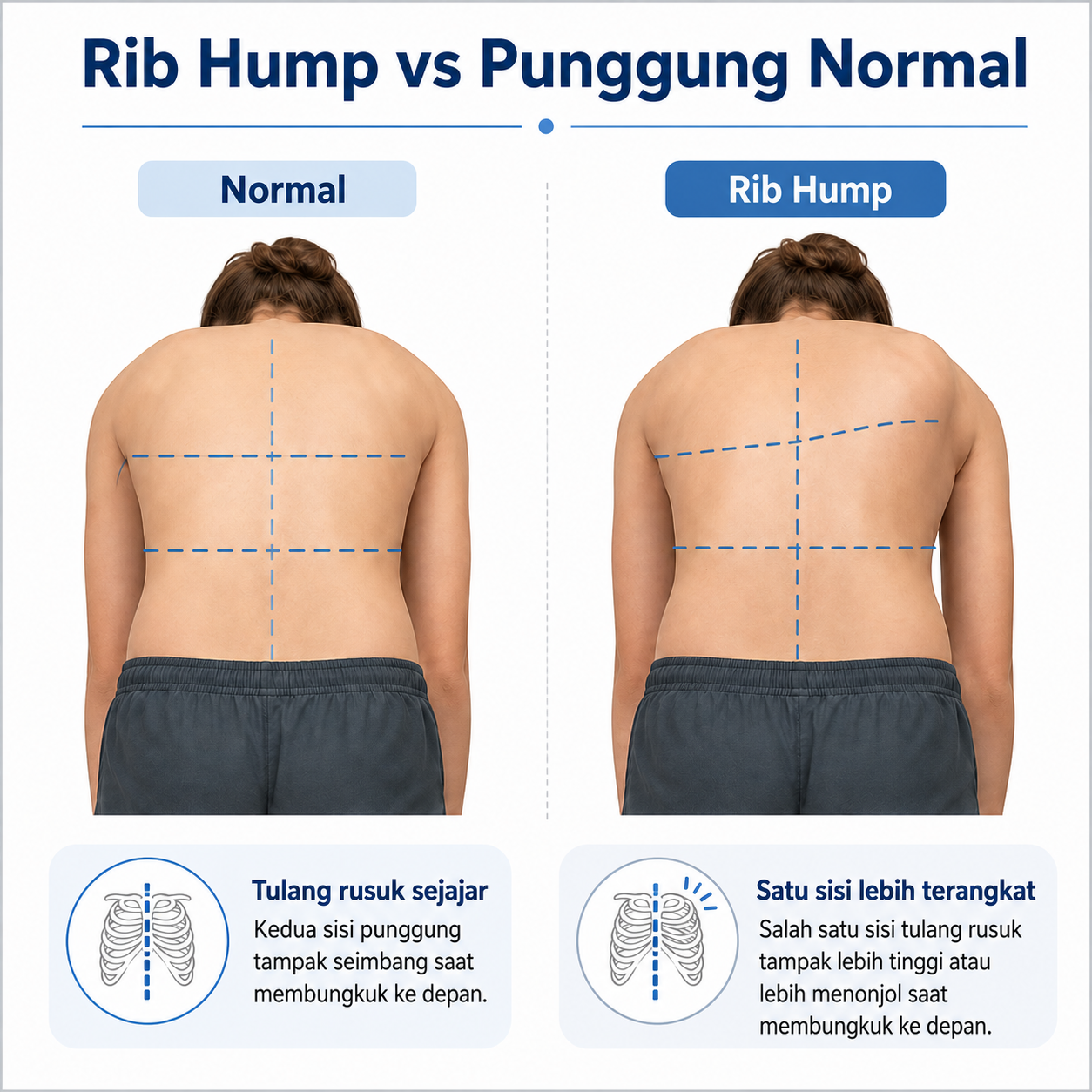 rib hump vs punggung normal