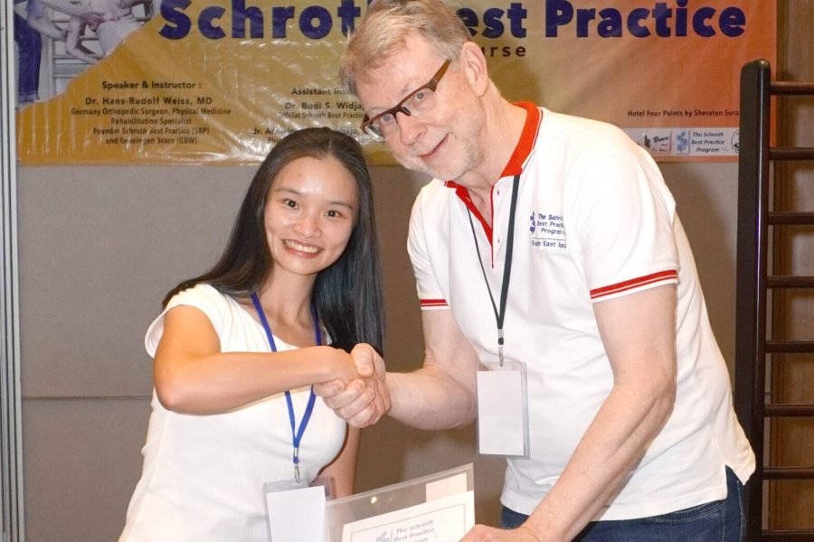 With Dr. Hans Rudolf Weiss, MD  Germany Orthopedic Surgeon  Founder Schroth Best Practice International